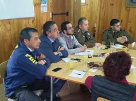 El fiscal de Los Vilos participó de esta reunión con el equipo policial de Los Vilos