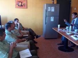 La reunión fue encabezada por el fiscal de Diego de Almagro, Julio Artigas Finger.