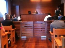 Hoy se realizó la audiencia en la sala de RPA del Centro de Justicia.