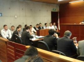 En la audiencia, formalizó la investigación el fiscal Claudio Peña. 