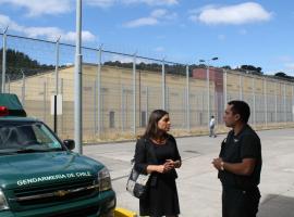 La fiscal Tatiana Esquivel se constituyó esta tarde en el Complejo Penitenciario.