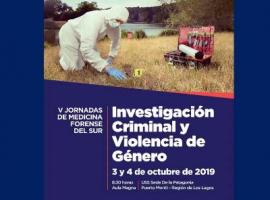 Quintas Jornadas de Medicina Forense del Sur.