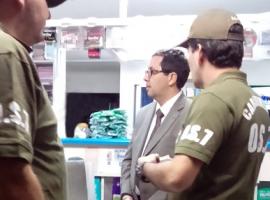 La diligencia fue dirigida en el lugar por el fiscal jefe de Copiapó, Gabriel Meza.
