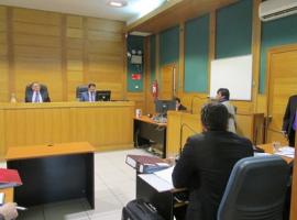 En la imagen la jornada del juicio que se sigue por el homicidio de un comunero en el fundo Nilpe