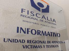 La Unidad de Atención a Víctimas de la Fiscalía de Atacama está realizando un amplio trabajo frente a este caso.
