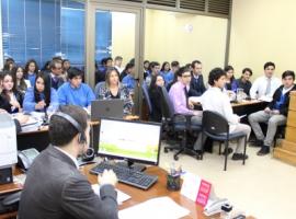 Estudiantes del Liceo "Carmela Carvajal de Prat" de Osorno participaron en simulación de juicio oral.