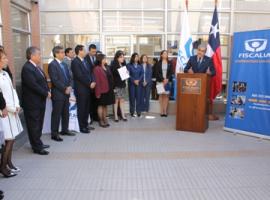 En la inauguración realizada hoy estuvo presente el Fiscal Nacional, Sabas Chahuán Sarrás, además fiscal regional de Atacama, Héctor Mella Farías.