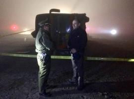Hasta el lugar del accidente llegó el fiscal Marcelo Torres, quien dirigió las diligencias investigativas del accidente.