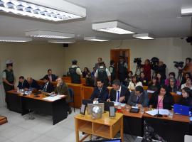 Al juicio oral concurre el Fiscal Regional, Pedro Salgado y el Fiscal Adjunto Jefe, Luis González.