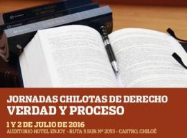El 01 de Julio comienzan las Jornadas Chilotas de Derecho.