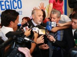 Fiscal Nacional Jorge Abbott durante ceremonia de lanzamiento de Plan Estratégico 2016-2022