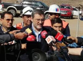 El fiscal regional de Atacama, Alexis Rogat, coordinó las acciones de búsqueda en el lugar.