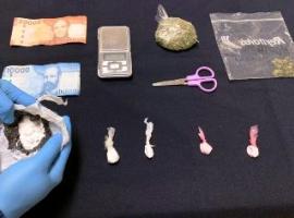 Se incautó cocaína y marihuana. El plazo de investigación es de 90 días. 