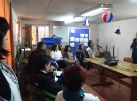 La charla en el Cesfam Doctor Norman Voullieme.
