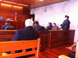 Audiencia en que los imputados fueron formalizados por la Fiscalía Centro Norte.