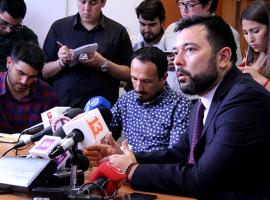 Fiscal de Maipú, Tufit Bufadel Godoy en punto de prensa caso Cangri 