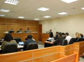 Audiencia de juicio oral en enero de 2012