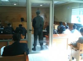 Audiencia de formalización en el Juzgado de Garantía de San Bernardo.