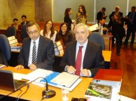 Los Fiscales Raúl Guzmán y Claudio Orellana.