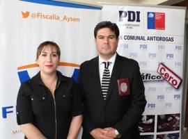 Organización operaba en Melinka, según explicó la Fiscal María Inés Núñez y el subprefecto Alan Griffiths. 