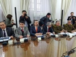 Fiscal Nacional (s) Pablo Gómez presente en el Consejo de Seguridad en el Palacio de La Moneda
