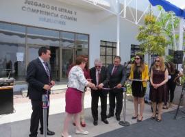 Corte de Cinta en nuevo Tribunal mejillonino