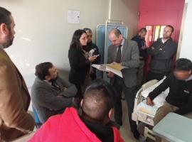 En la sala de atención el fiscal Marcelo Torres comunicó los cargos a ambos imputados, quienes quedaron en prisión preventiva.