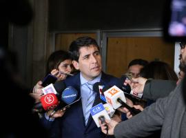 El fiscal Marcelo Apablaza tras la formalización.