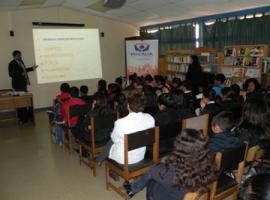 El fiscal Juan Pablo Torrejón dirigió la charla.