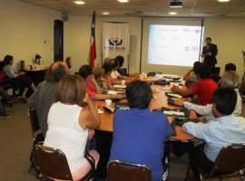 Fiscal Rodrigo Celis con dirigentes de comités de seguridad sector Peñalolén Nuevo