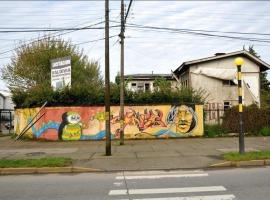 En esta casa abandonada se perpetró el delito en octubre del año 2009