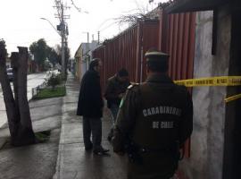 Fiscal Álvaro Núñez en el sitio del suceso.