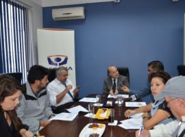 En dependencias de la Fiscalía Regional, el Fiscal Guerra entregó la estadística del semestre a la prensa.