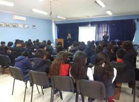 La Fiscalía de Ovalle realizó una charla de educación cívica a estudiantes.