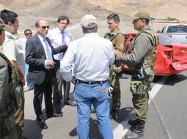 El fiscal Marcelo Torres se constituyó a los pocos minutos de ocurrido el delito al lugar en que fueron detenidos los imputados.