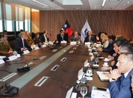 En la instancia se expuso el diagnóstico criminal de la macrozona respecto de la delincuencia organizada.