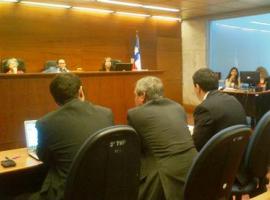 La audiencia en que el tribunal comunicó la condena.