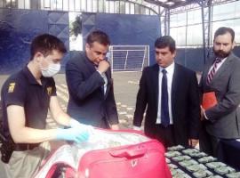La droga iba a ser comercializada en la capital.
