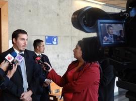 El Fiscal Mac Namara, al finalizar la formalización.