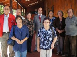 Fiscal Regional, Julio Contardo, con la directiva de la Unión Comunal de Juntas Vecinos de Los Ángeles.