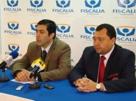 Pedro Salgado, Fiscal Regional y el jefe de la Prefectura Provincial de Coyhaique de la PDI, subprefecto Roberto Fernández.  