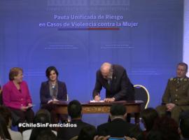 Firma de convenio intersectorial por la aplicación de pauta unificada de evaluación de riesgo