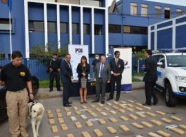 La Intendenta Regional, junto al Fiscal Regional y PDI dieron a conocer el procedimiento.