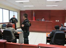 Audiencia de imputado C.J.J.O. en Juzgado de Garantía de Antofagasta.