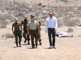 El fiscal concurrió al sitio del hallazgo para indagar más antecedentes de lo ocurrido.
