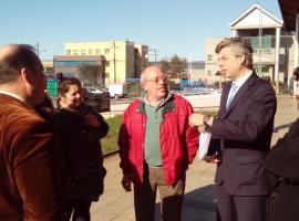 El fiscal Lebedina se reunió luego del juicio con los abogados querellantes y las víctimas.