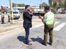 El fiscal Nicolás Zolezzi llegó al lugar para dirigir las diligencias investigativas de este accidente. 