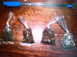 La droga que iba a ser distribuida entre internos del penal porteño.