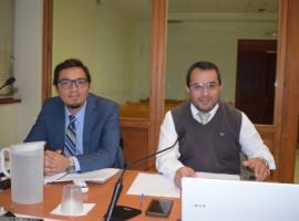 Fiscal Rodrigo Cuso y querellante Rodrigo Meriño