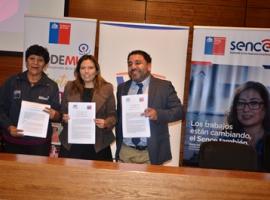 Mediante los convenios, las víctimas podrán acceder a capacitación y cupos de empleabilidad.